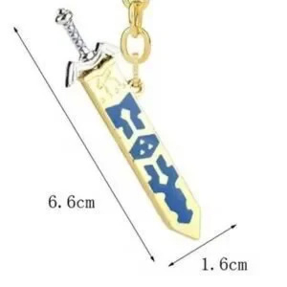 Zelda Master Sword Necklace Tears of the Kingdom Valentine's Day Birthday Gift